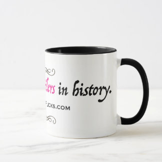 No hay alerones en historia - taza