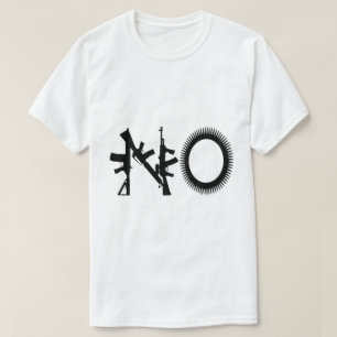No hay armas de la camiseta de guerra