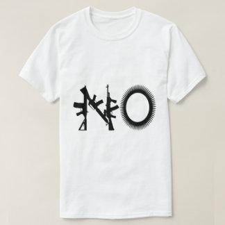 No hay armas de la camiseta de guerra