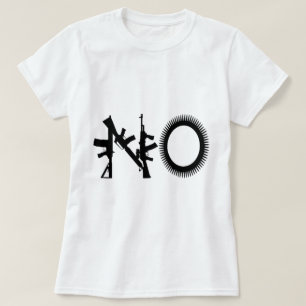 No hay armas de la camiseta de guerra