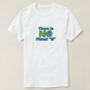 No hay camiseta básica para hombres del planeta B