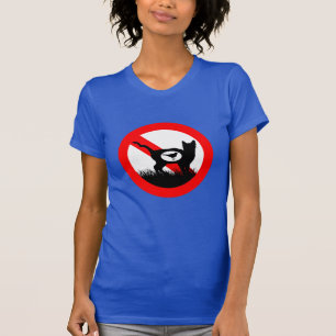 No hay camiseta de gatos al aire libre