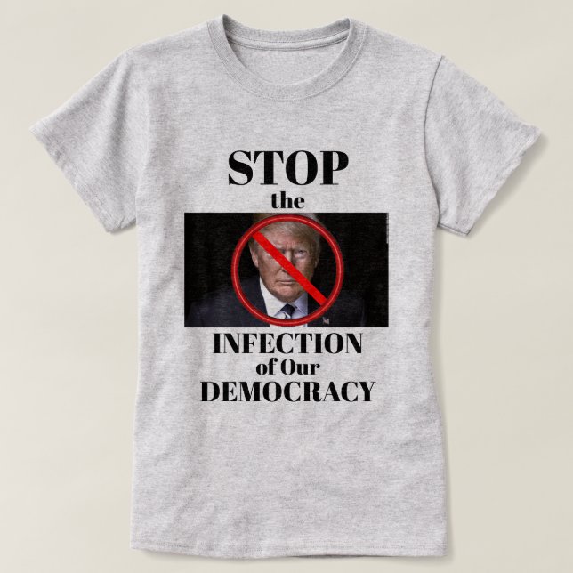 No hay camiseta de Trump (Diseño del anverso)