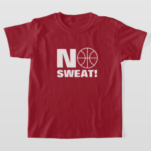 No hay camiseta deportiva para niños sudores para