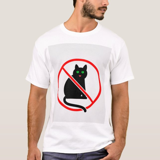 No hay camisetas básicas para los hombres gatos (Anverso)