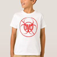 No hay Camisetas de un niño de GMO Biológico arrie