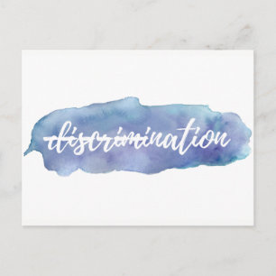 No hay discriminación en esta postal nacional