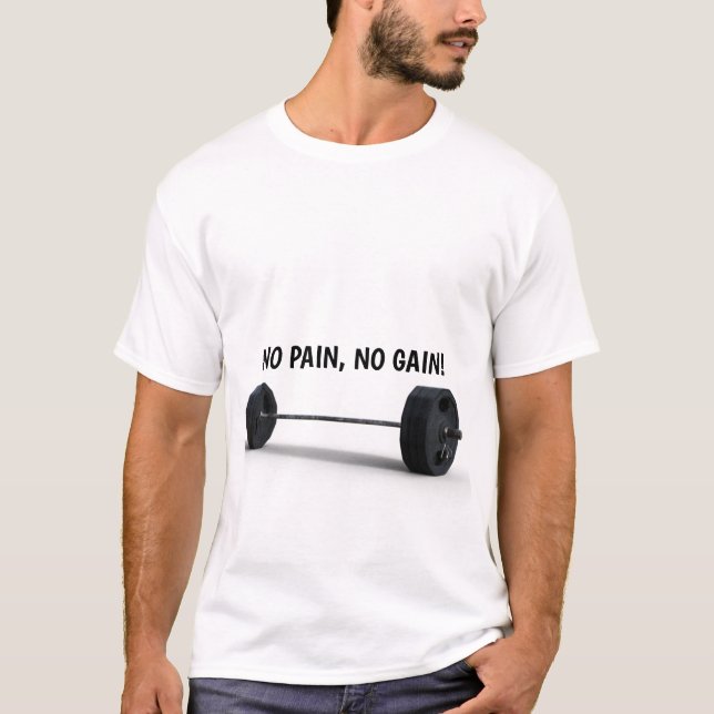 ¡NO HAY DOLOR, NO GANAS! Camiseta (Anverso)