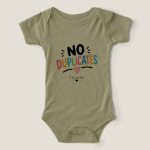 No hay duplicados – Diseño divertido para niños ún