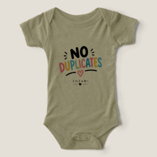 No hay duplicados – Diseño divertido para niños ún
