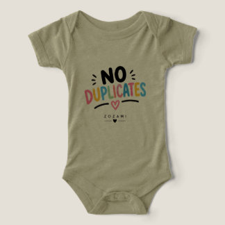 No hay duplicados – Diseño divertido para niños ún