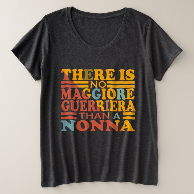 NO HAY GUERRIERA MAGGIORE QUE NONNA. (Anverso del diseño)