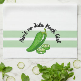 No Hay Jala Chica Divertida Toalla de Cocina de Ja