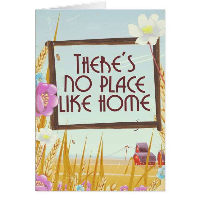 No hay lugar como el hogar. (Frente)