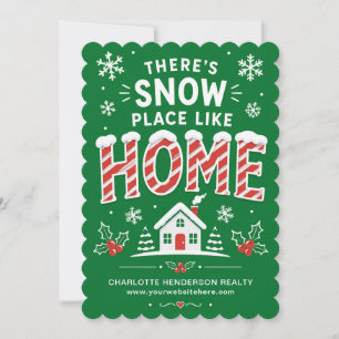 No Hay Lugar Como el Hogar Realtor Navidad