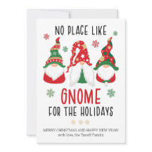 No Hay Lugar Como Gnome Para Los Navidades De Vaca