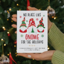 No Hay Lugar Como Gnome Para Los Navidades Diverti