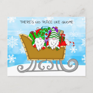 No hay lugar como Gnome, tarjeta de Navidades