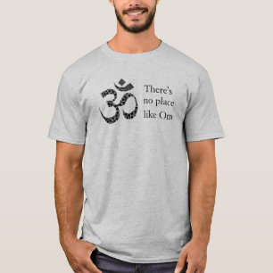 No hay lugar como Om Yoga Tema Camiseta básica