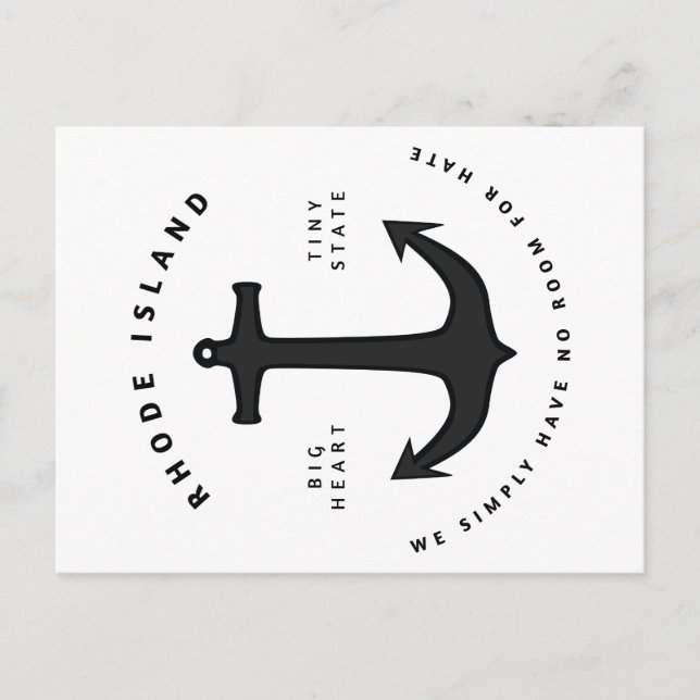 No hay lugar para la postal del odio (Anverso)