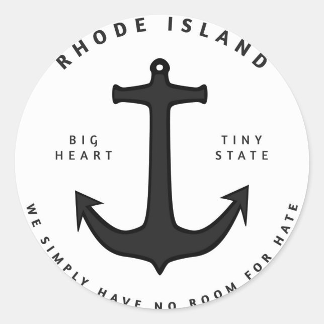 No hay lugar para los Pegatinas del odio (Anverso)