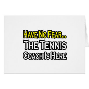 No hay miedo... entrenador de tenis