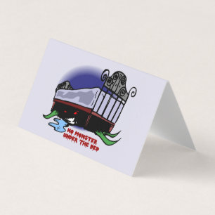 No hay monstruo bajo la tarjeta de intercambio de