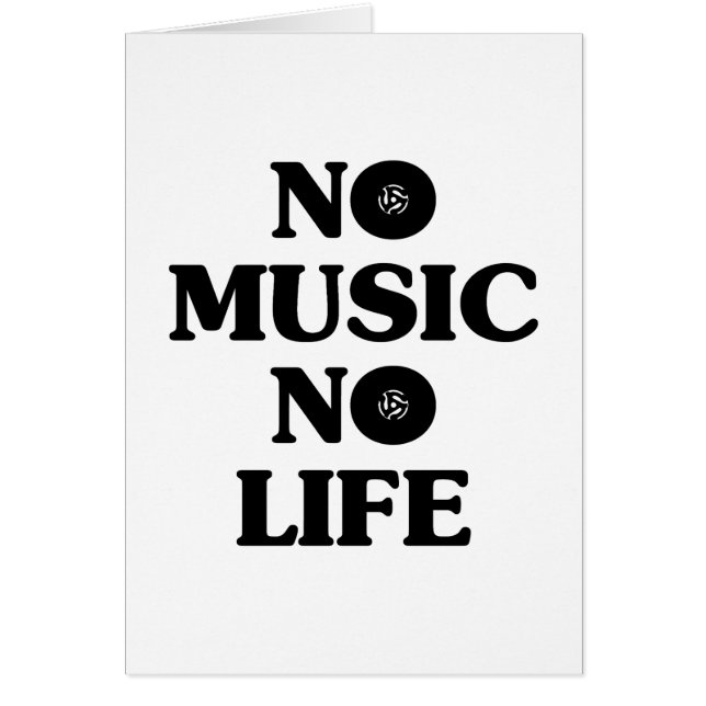 NO HAY MÚSICA NI VIDA (Frente)