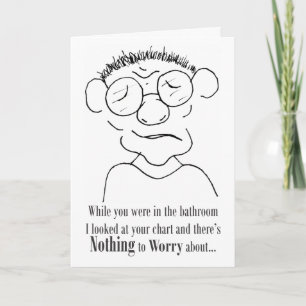 No hay nada que preocuparse - Tarjeta