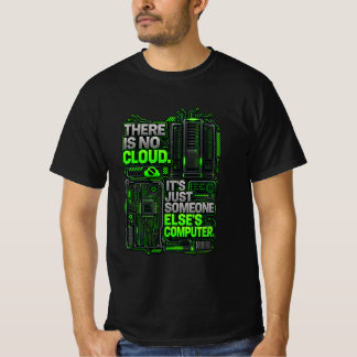 No Hay Nube Camiseta Divertida de Programador | Te