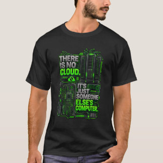 No Hay Nube Camiseta Divertida de Programador Tecn