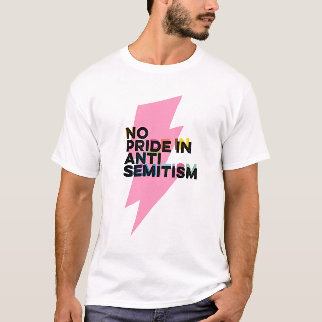 No Hay Orgullo En La Camiseta Antisemitista (Anverso)