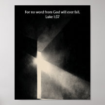 No hay palabra de Dios que falle - Arte de pared L