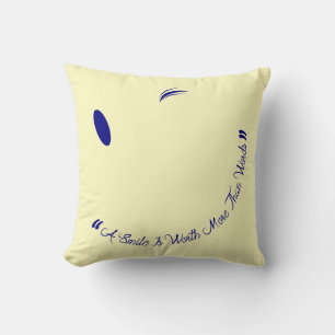 No hay palabras, sonrisas dicen todo Cojín decorat