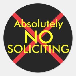 No hay Pegatina de la puerta de solicitud