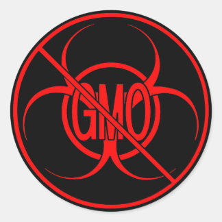 No hay Pegatinas de GMO Pegatinas de advertencia s