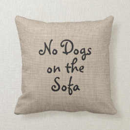 No hay perros en la almohada del Sofa