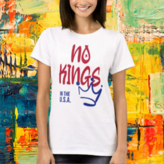 No hay reyes en la camiseta de EEUU - Rojo, Azul y