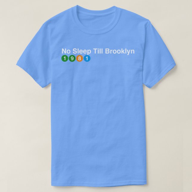 No hay sueño hasta Brooklyn 1981 Tank Top (Diseño del anverso)