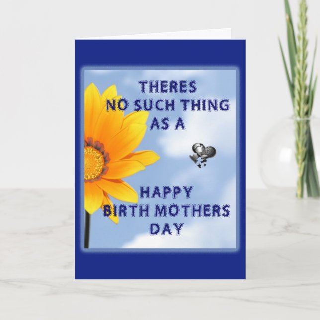 No hay tarjeta de Día de la Madre de nacimiento fe (Anverso)