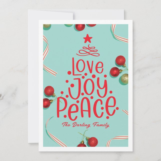 No hay tarjeta de Navidades fotográficos (Anverso)