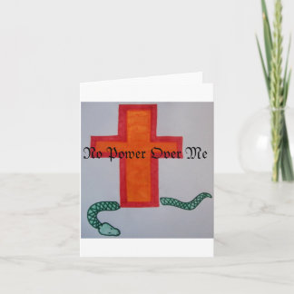 No hay tarjeta de nota de poder sobre mí