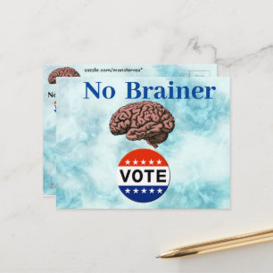 No hay tarjeta postal para el voto del cerebro