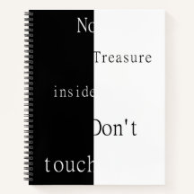 No Hay Tesoro Dentro – No Toques Cuaderno
