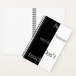 No Hay Tesoro Dentro – No Toques Cuaderno