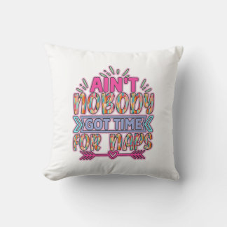 No hay tiempo para las Napas Cojín decorativo del 