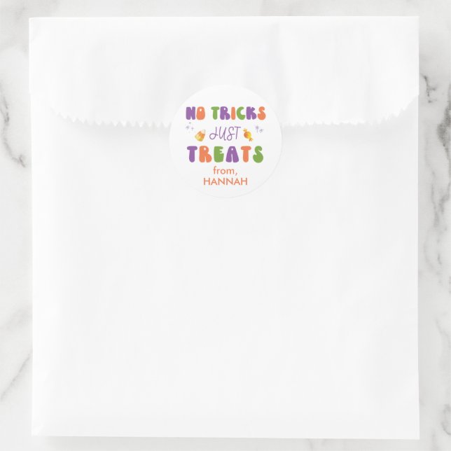 No hay trucos que solo trate al Pegatina de regalo (Bolso)