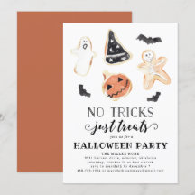No hay trucos, solo trata la invitación de Hallowe