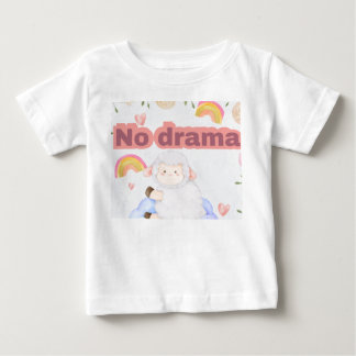 No hay una camiseta estética de oveja corta dramát