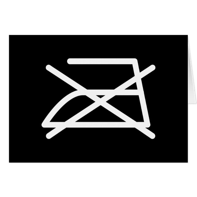 ¡NO HIERRO! TARJETA (Anverso (Horizontal))